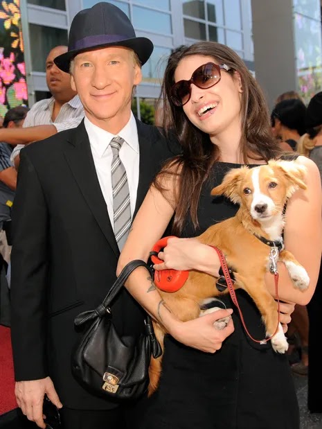 Bill Maher and his dog
